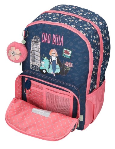 95727D1 MOCHILA ADAP. 44CM.2C.ENSO LOVE CIAO BELLA