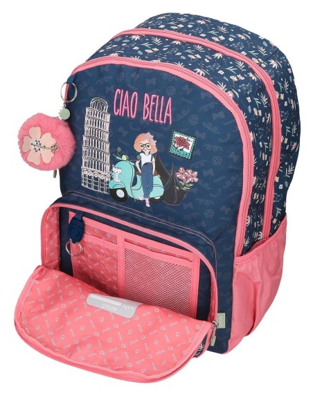 95727D1 MOCHILA ADAP. 44CM.2C.ENSO LOVE CIAO BELLA