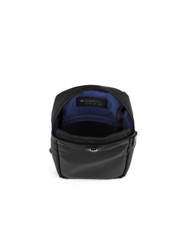 Bolso Cruzada Dos Compartimentos Hombre Gabol Flash Bando...
