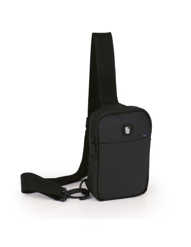 Bolso Cruzada Dos Compartimentos Hombre Gabol Flash Bando...