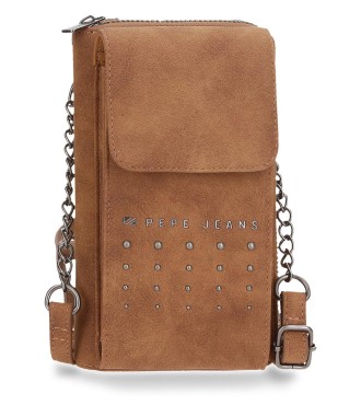 7755333 PORTAMOVIL BANDOLERA PJL HOLLY MARRON