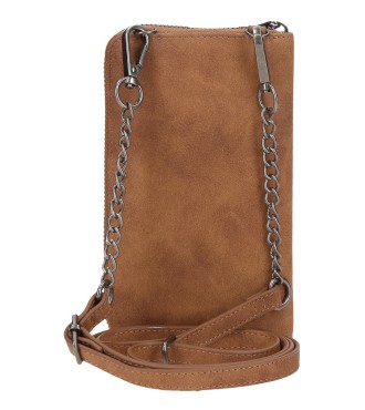 7755333 PORTAMOVIL BANDOLERA PJL HOLLY MARRON 2