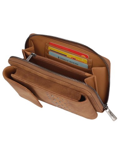 7755333 PORTAMOVIL BANDOLERA PJL HOLLY MARRON