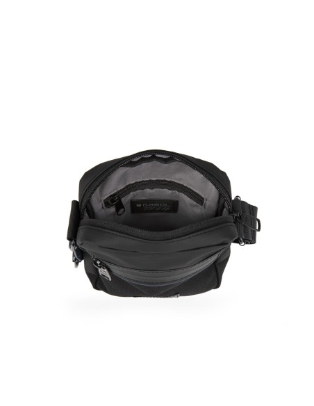 Bolso Bandolera Hombre Gabol Darek Negro Bolsos Hombre | ...