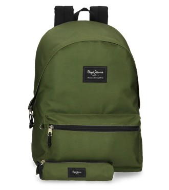 63392A4 MOCHILA PORTAORDENADOR + PORTATODO PJL ARIS EVERGREE