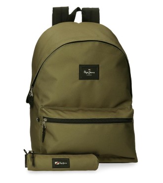 63392C3 MOCHILA PORTAORDENADOR + PORTATODO PJL ARIS EVERGREE