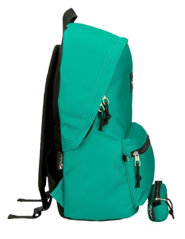 63392C6 MOCHILA PORTAORDENADOR + PORTATODO PJL ARIS EVERGREE