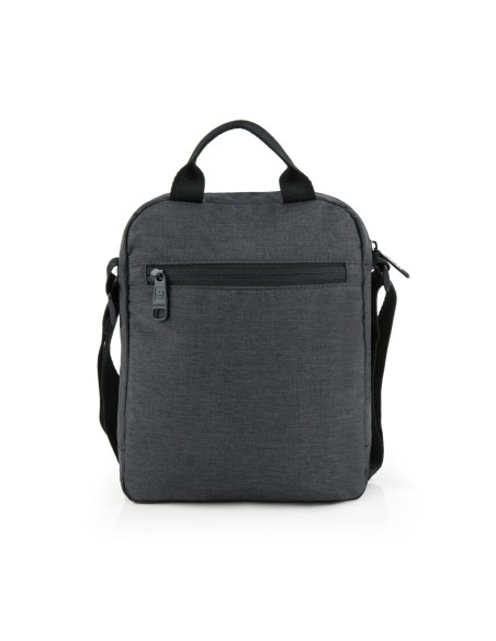 Bolso Bandolera Doble Hombre Gabol Liam Gris Bolsos Hombr...