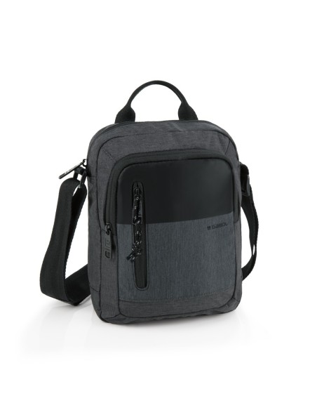 Bolso Bandolera Doble Hombre Gabol Liam Gris Bolsos Hombr...