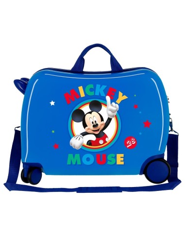 2039821 MALETA INF.ABS 4R.(2 MULTID.)CIRCLE MICKEY AZUL
