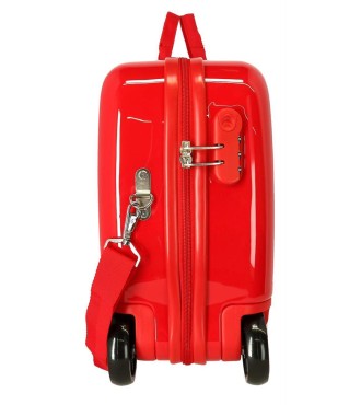 2039822 MALETA INF.ABS 4R.(2 MULTID.)CIRCLE MICKEY ROJO 2