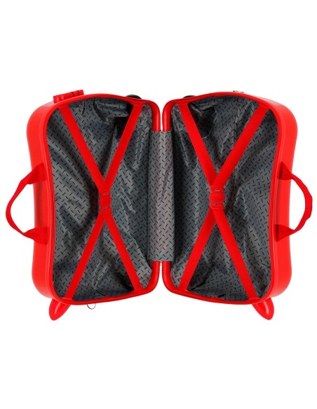 2039822 MALETA INF.ABS 4R.(2 MULTID.)CIRCLE MICKEY ROJO