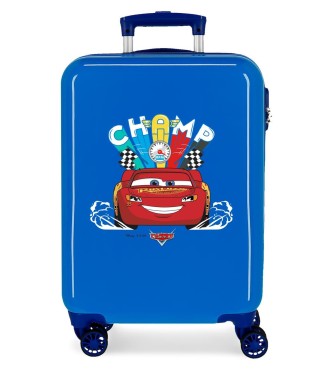 2041723 TROLLEY ABS 55CM.4R. CARS CHAMP AZUL