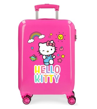 2151722 TROLLEY ABS 55CM.4R HELLO KITTY YOU ARE CUTE