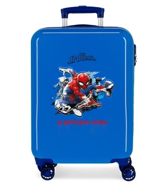 2411763 TROLLEY ABS 55CM.4R. SPIDERMAN GEO AZUL