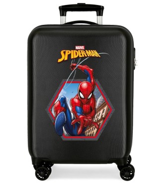 2411765 TROLLEY ABS 55CM.4R.SPIDERMAN GEO NEGRO