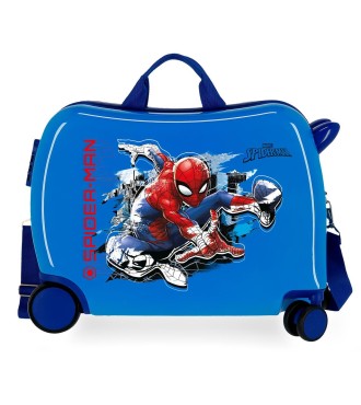 2419863 MALETA INF.ABS 4R.SPIDERMAN GEO AZUL