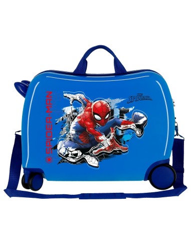 2419863 MALETA INF.ABS 4R.SPIDERMAN GEO AZUL