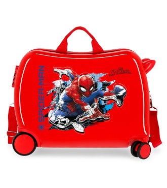 2419864 MALETA INF.ABS 4R.SPIDERMAN GEO ROJO