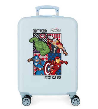 2471764 TROLLEY ABS 55CM. ALL AVENGERS AZUL
