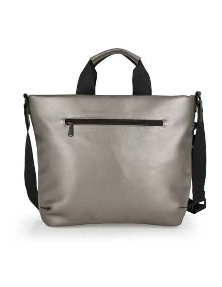 Bolso Doble Asa Corta Mujer Gabol Megan Champán Bolsos Mu...