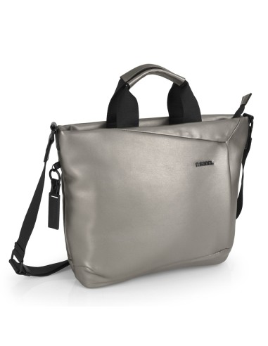 Bolso Doble Asa Corta Mujer Gabol Megan Champán Bolsos Mu...