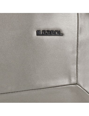 Bolso Doble Asa Corta Mujer Gabol Megan Champán Bolsos Mu...