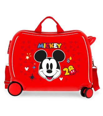 2629821 MALETA INF.ABS 4R. (2.MULTI) MICKEY GET MOVING ROJO