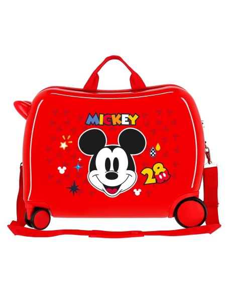 2629821 MALETA INF.ABS 4R. (2.MULTI) MICKEY GET MOVING ROJO
