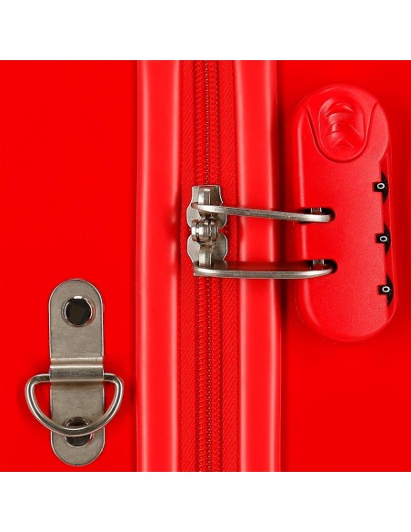 2629821 MALETA INF.ABS 4R. (2.MULTI) MICKEY GET MOVING ROJO