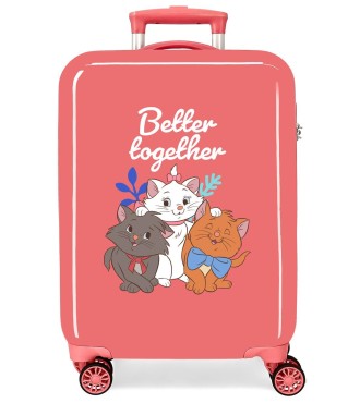 2661724 TROLLEY ABS 55CM.4R ARISTOCATS BETTER TOGETHER CORAL