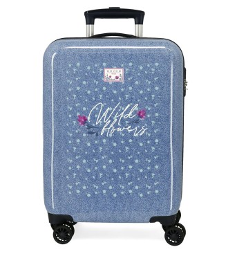 2751721 TROLLEY ABS 55CM.4R.MOVOM WILD FLOWERS