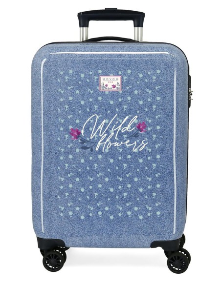 2751721 TROLLEY ABS 55CM.4R.MOVOM WILD FLOWERS 2751721 TROLLEY ABS 55CM.4R.MOVOM WILD FLOWERS