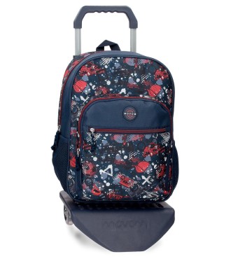 27622T1 MOCHILA ADAP. 38CM C/CARRO MOVOM FREE TIME