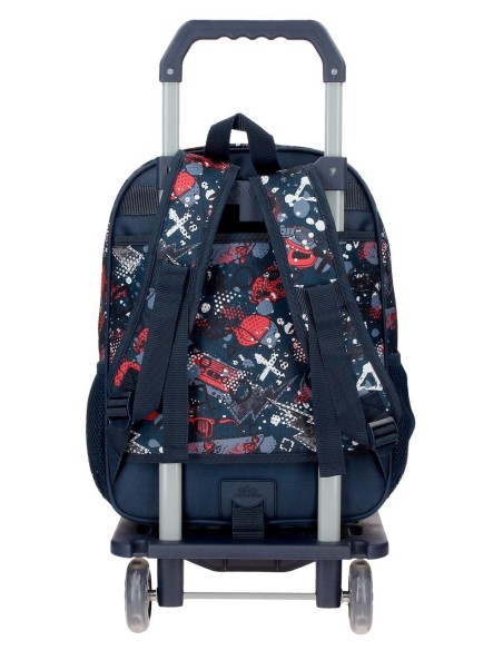 27622T1 MOCHILA ADAP. 38CM C/CARRO MOVOM FREE TIME