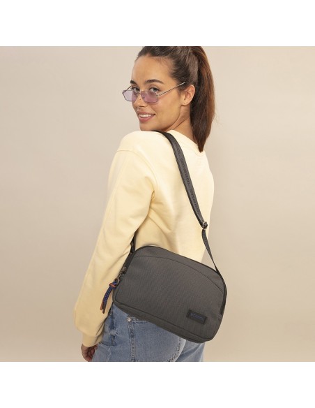 Bolso Bandolera Pequeña Mujer Gabol Salma Gris Bolsos Muj...