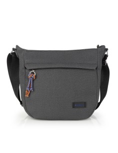 Bolso Bandolera Mujer Gabol Salma Gris Bolsos Mujer | Fraber