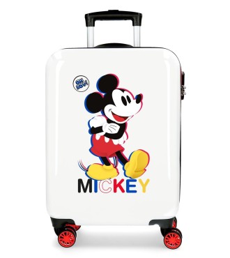 2921723 TROLLEY ABS 55CM.4R. MICKEY 3D BLANCO