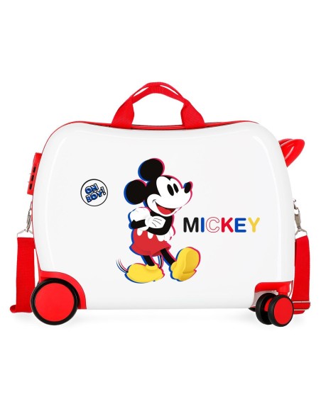 2929823 MALETA INF.ABS 4R. (2 MULTI) MICKEY 3D BLANCO