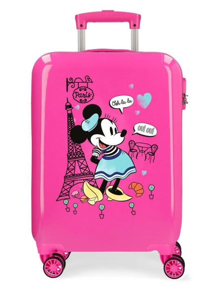 315172A TROLLEY ABS 55CM.4R. MINNIE AROUND THE WORLD PARIS F