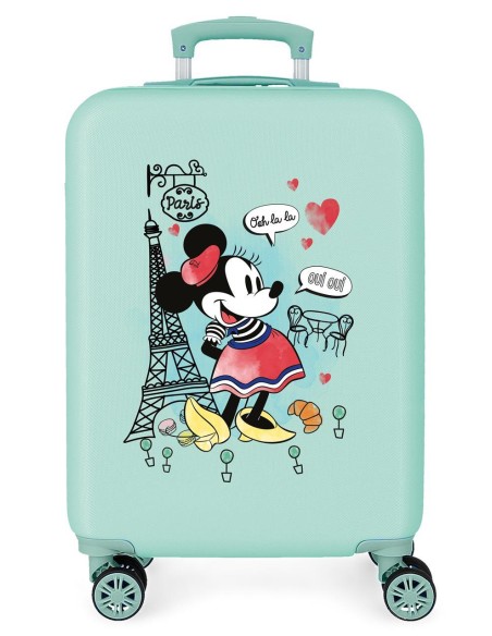 315172B TROLLEY ABS 55CM.4R. MINNIE AROUND THE WORLD PARIS T