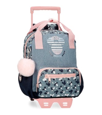 32221T1 * MOCHILA ADAP.27CM. C/CARRO MICKEY DENIM