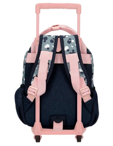 32221T1 * MOCHILA ADAP.27CM. C/CARRO MICKEY DENIM
