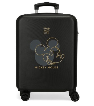 3471122 TROLLEY ABS 55CM.4R. MICKEY OUTLINE NEGRO