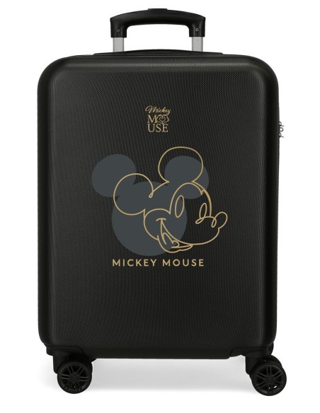 3471122 TROLLEY ABS 55CM.4R. MICKEY OUTLINE NEGRO 3471122 TROLLEY ABS 55CM.4R. MICKEY OUTLINE NEGRO