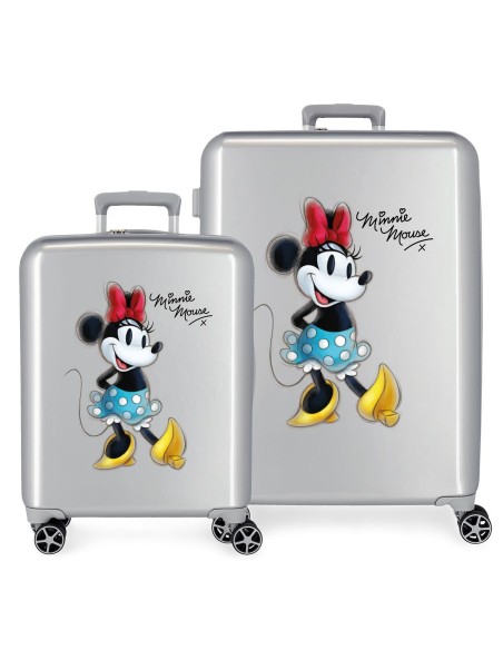 3649722 SET 2/ TROLLEYS ABS 55/70CM.4R.  JOYFUL MINNIE