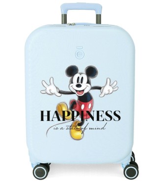3668621 TROLLEY ABS 55CM.C/EXP. 4R.  MICKEY HAPPINESS TURQUE
