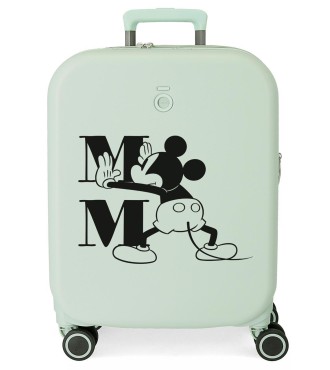 3668624 TROLLEY ABS 55CM.C/EXP. 4R.  MICKEY HAPPINESS VERDE