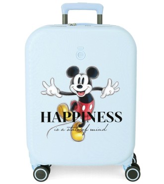 3669121 TROLLEY ABS 55CM.4R.  MICKEY HAPPINESS TURQUESA