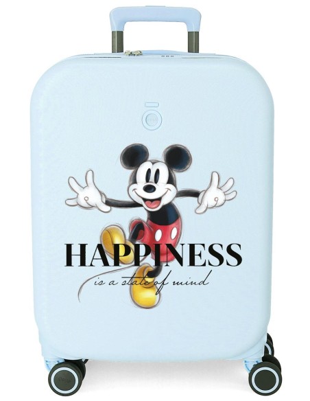 3669121 TROLLEY ABS 55CM.4R.  MICKEY HAPPINESS TURQUESA 3669121 TROLLEY ABS 55CM.4R.  MICKEY HAPPINESS TURQUESA
